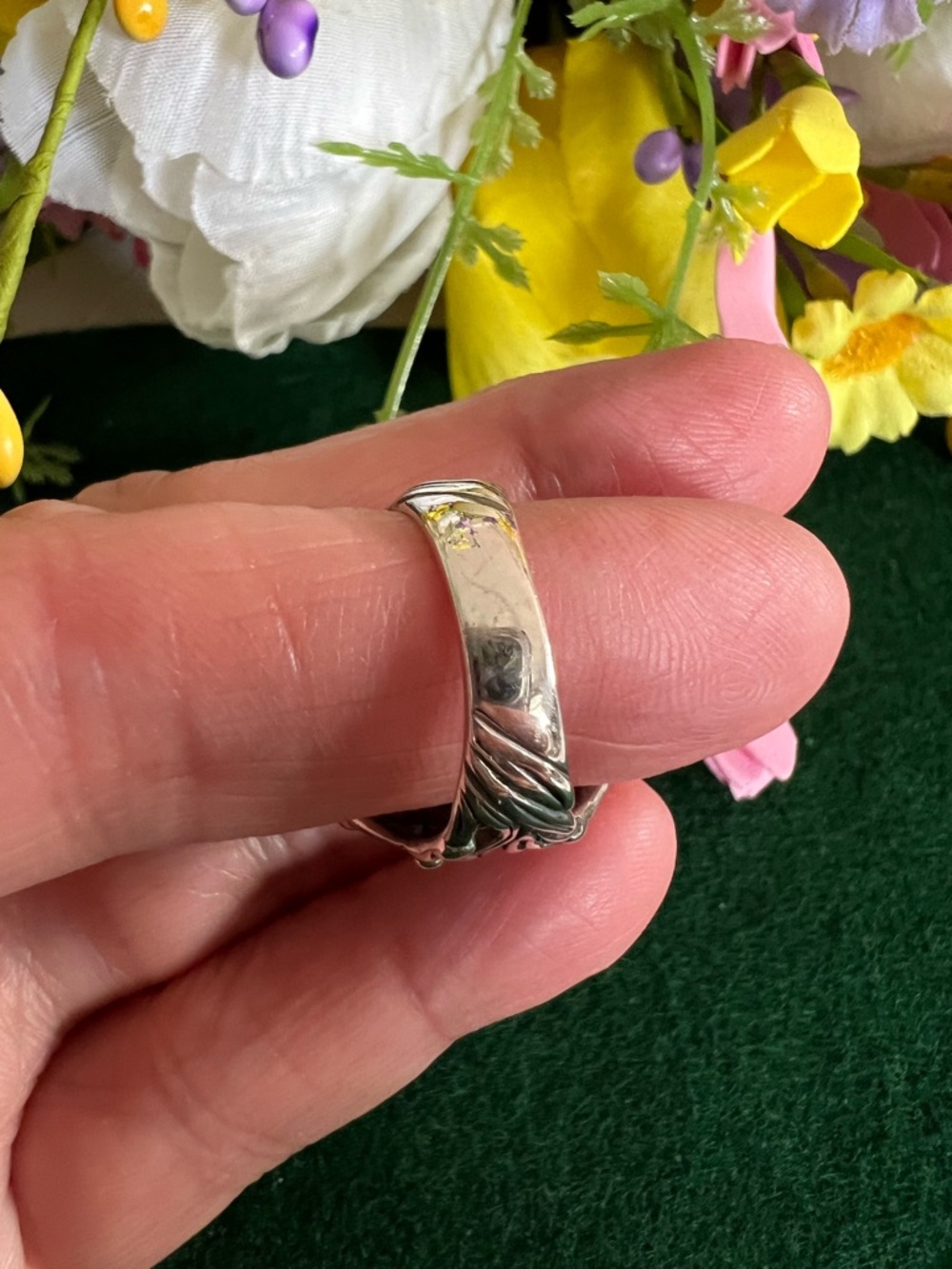 Carolyn Pollack Sterling Silver Charoite Ring - Picture 5 of 10